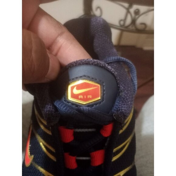 Nike Air Max Plus OG Size 5.5 Y Obsidian/ Comet Red, DJ2009-400 Tennis Shoes - Picture 13 of 16